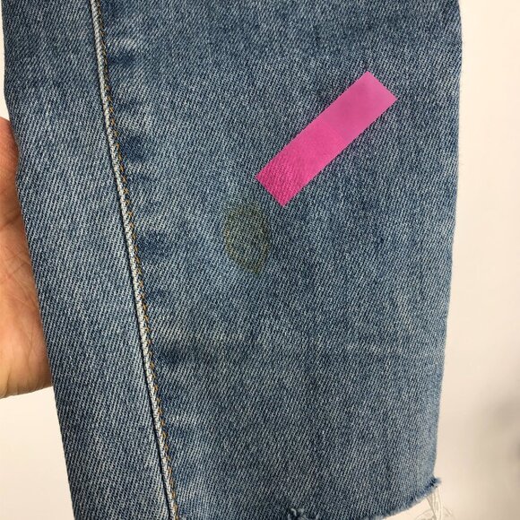 Tailor Made Med-Light Wash High  Rise Lightly Distressed Skinny Barcelona Jeans - Picture 16 of 16